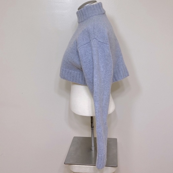 Aritzia Wilfred Free Cropped Merino Turtle Neck M - Picture 2 of 5